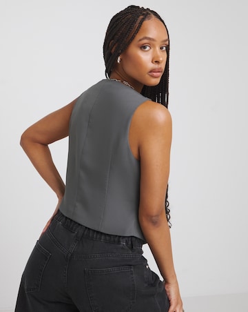 Charcoal Tailored Waistcoat