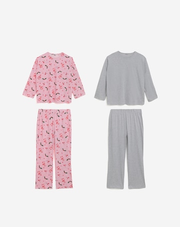 Simply Be (2 Pack) Value Christmas Mistletoe Pyjama Sets