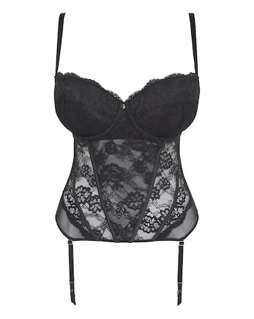 Ann Summers Sexy Lace Planet Basque Black