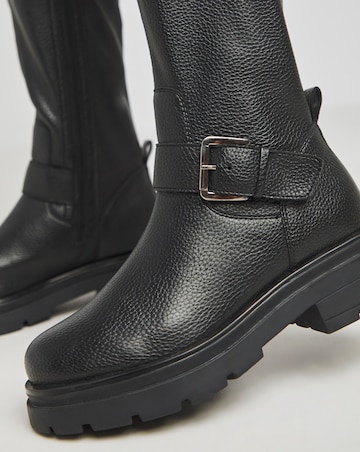 Rowie Over Knee Stretch Boot - Extra Wide Fit (EEE) Super Curvy/Curvy Plus Calf