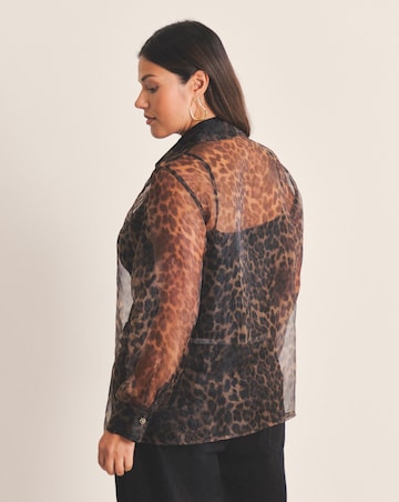 Leopard Organza Shirt