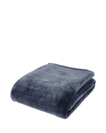Catherine Lansfield Raschel Velvet Throw