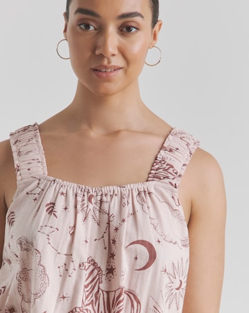 Celestial Soft Cotton Muslin Pyjama Shortie Set
