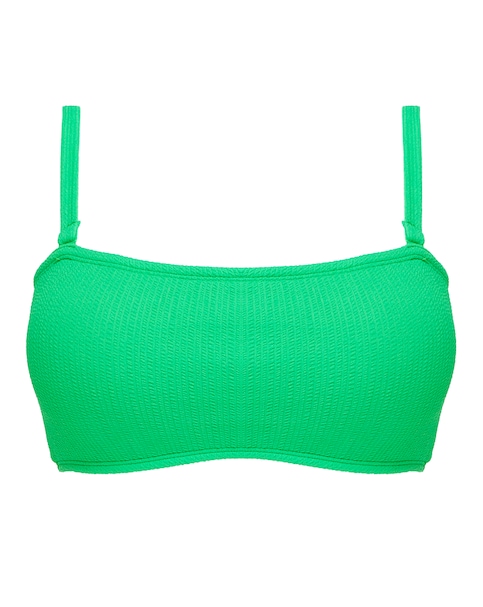 Mix and Match Crinkle Bandeau Bikini Top and Scrunchie