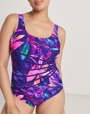 Beach To Beach Sports Piping Swimsuit