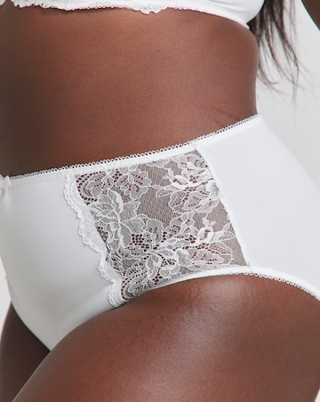 Pretty Secrets (2 Pack) Ella Lace Brief Knickers Navy/White