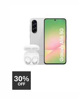 Samsung Galaxy A56 5G 256GB - Awesome Light Gray &amp; Buds FE Bundle
