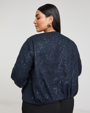 Joanna Hope Boucle Bomber Jacket