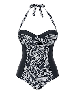 Marble Underwired Padded Swimsuit