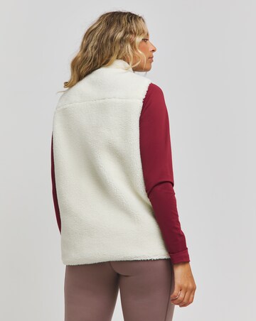 Snowdonia Ecru Borg Lined Gilet