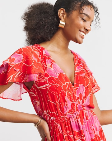 Joanna Hope Tiered Ruffle Maxi Dress