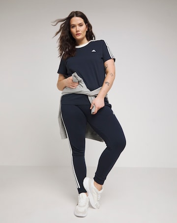 adidas Essentials 3 Stripes T-Shirt
