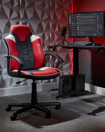X Rocker Saturn Junior Gaming Chair - Red
