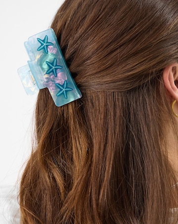 Accessorize Iridescent Starfish Claw Clip