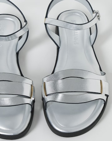 Lucia Woven Two Part Sandals - Wide Fit (E)