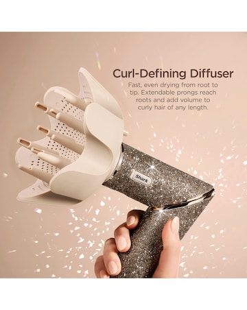 Shark FlexStyle Champagne Diamond Limited Edition 5-in-1 Air Styler Gift Set
