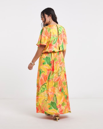 Joanna Hope Split Sleeve Maxi Dress