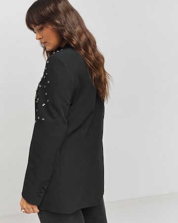 Black Embellished Blazer