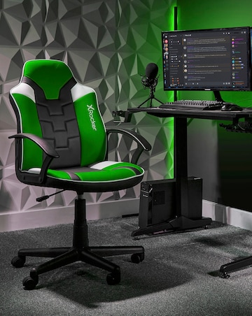 X Rocker Saturn Gaming Chair for Juniors - Green