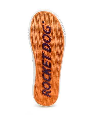 Rocket Dog Pink Leopard Jazzin Plus Lace Up Canvas Trainers