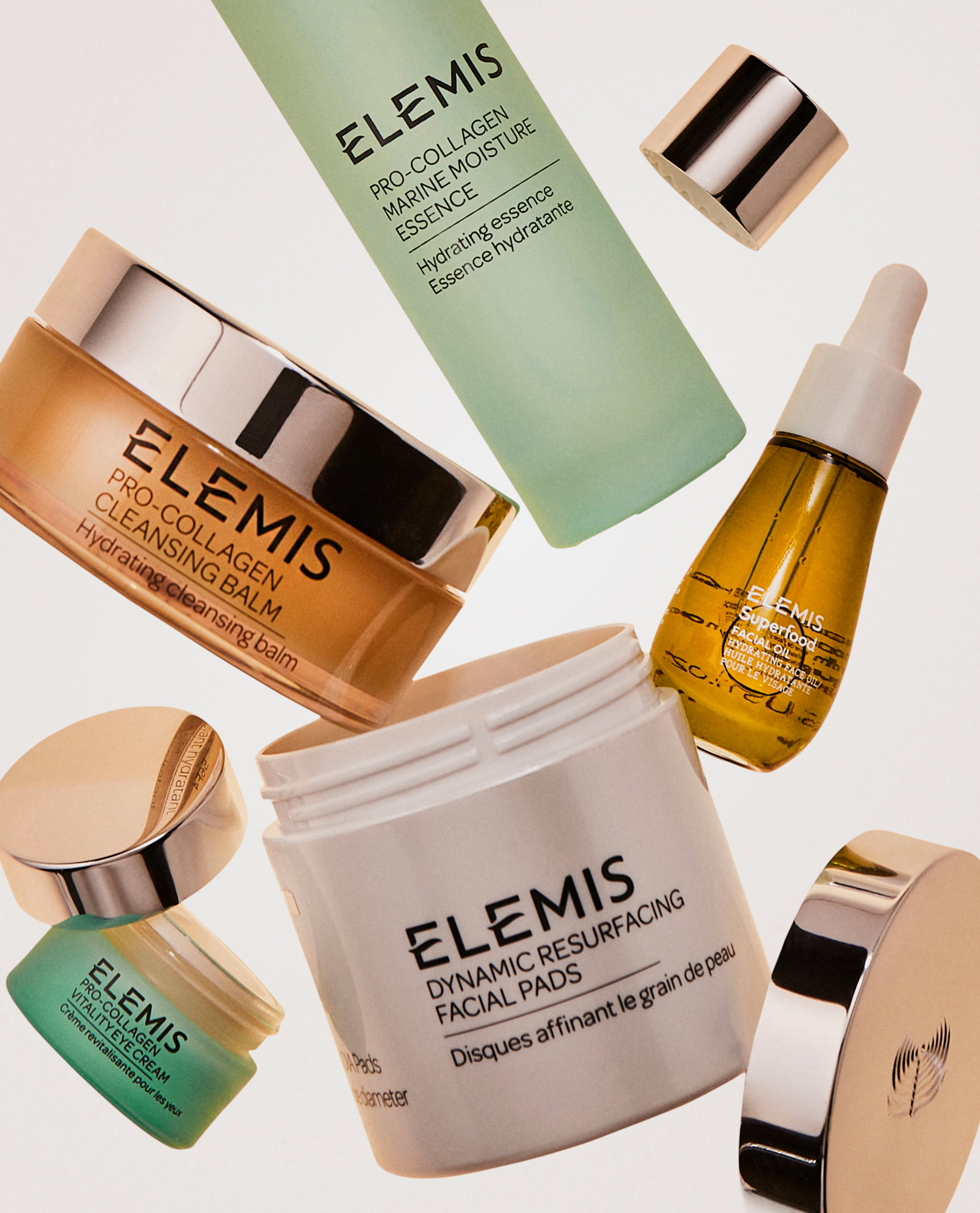 Various beauty products from Elemis