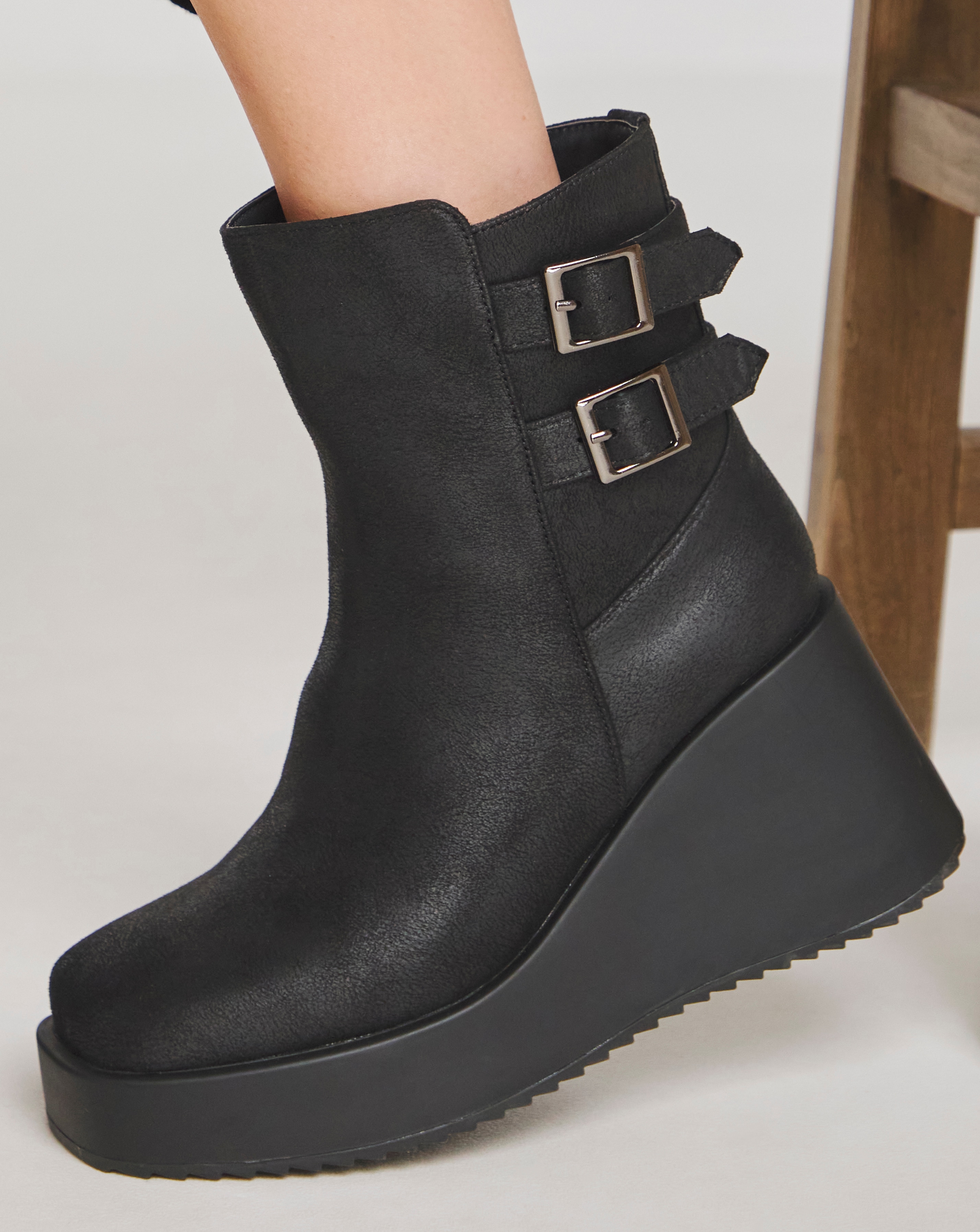 Platform wedge ankle boots sales