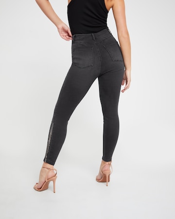 Chloe Chain Fringe Skinny Jeans