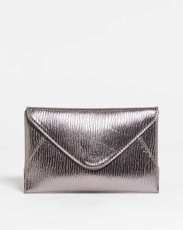 Pewter Mini Clutch Bag