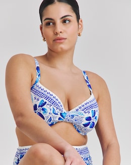 MAGISCULPT Twist Front Plunge Underwired Bikini Top