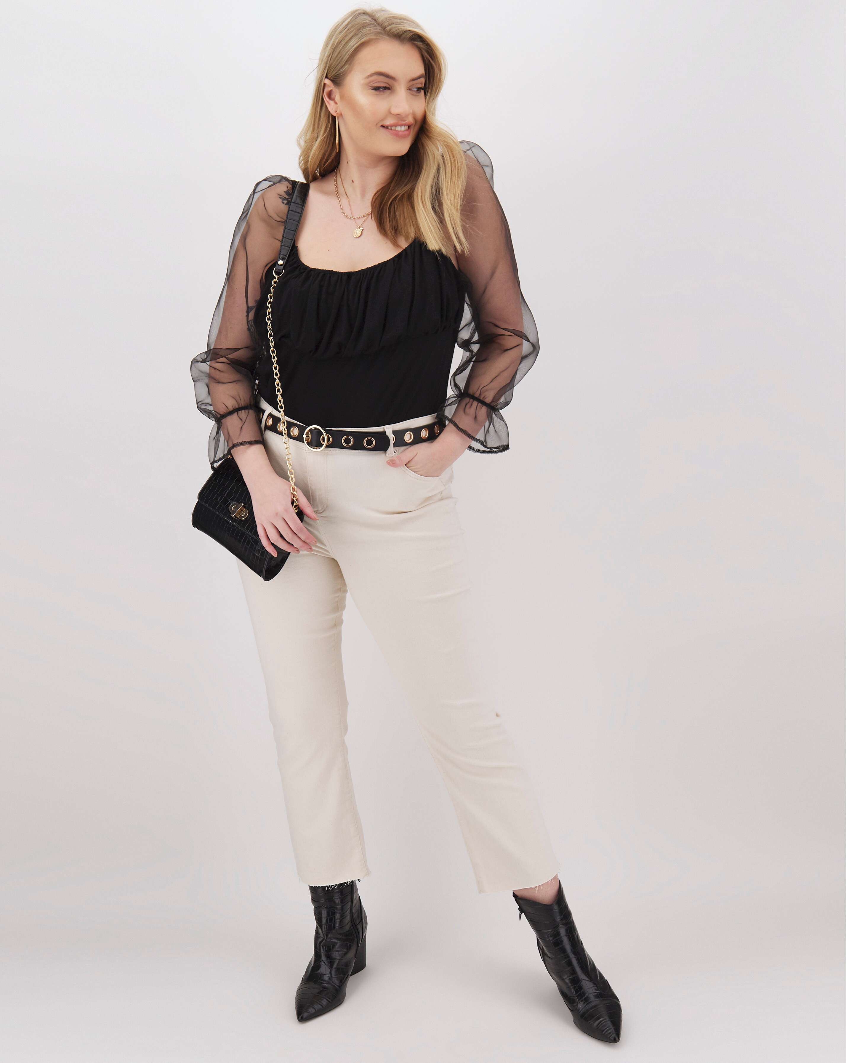 Vero moda kick flare jeans sales