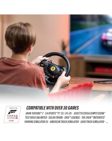 Thrustmaster T98 Ferrari GTB Racing Wheel and Pedal Set for PS5 / PS4 / PC