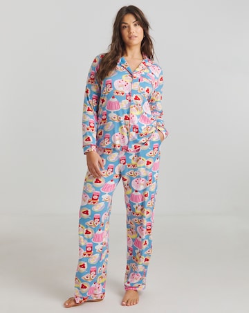 Chelsea Peers Jersey Desserts Print Pyjama Set