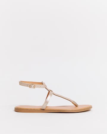 Jaylin Toe Post Buckle Flat Sandals Ex Wide Fit Simply Comfort