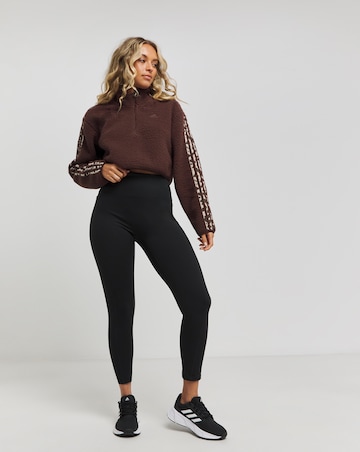 adidas Animal 3 Stripe 1/4 Zip Top