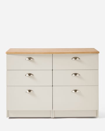 Brooke Ready Assembled 6 Drawer Chest