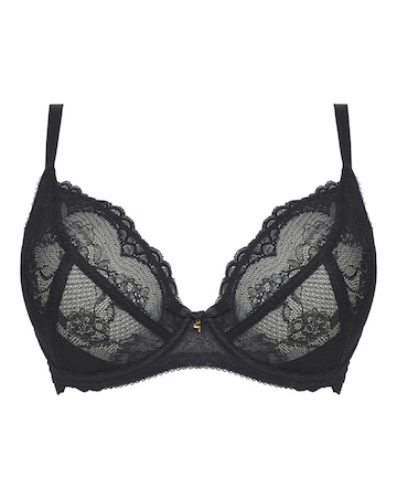 Superboost Lace Non Padded Plunge Bra - Black