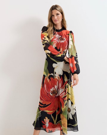 Phase Eight Eve Floral Printed Midi Dress