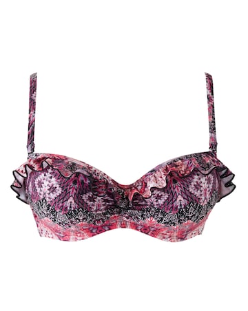 Together Modern Aztec Print Bikini Top