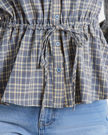 Cinch Square Neck Prairie Blouse