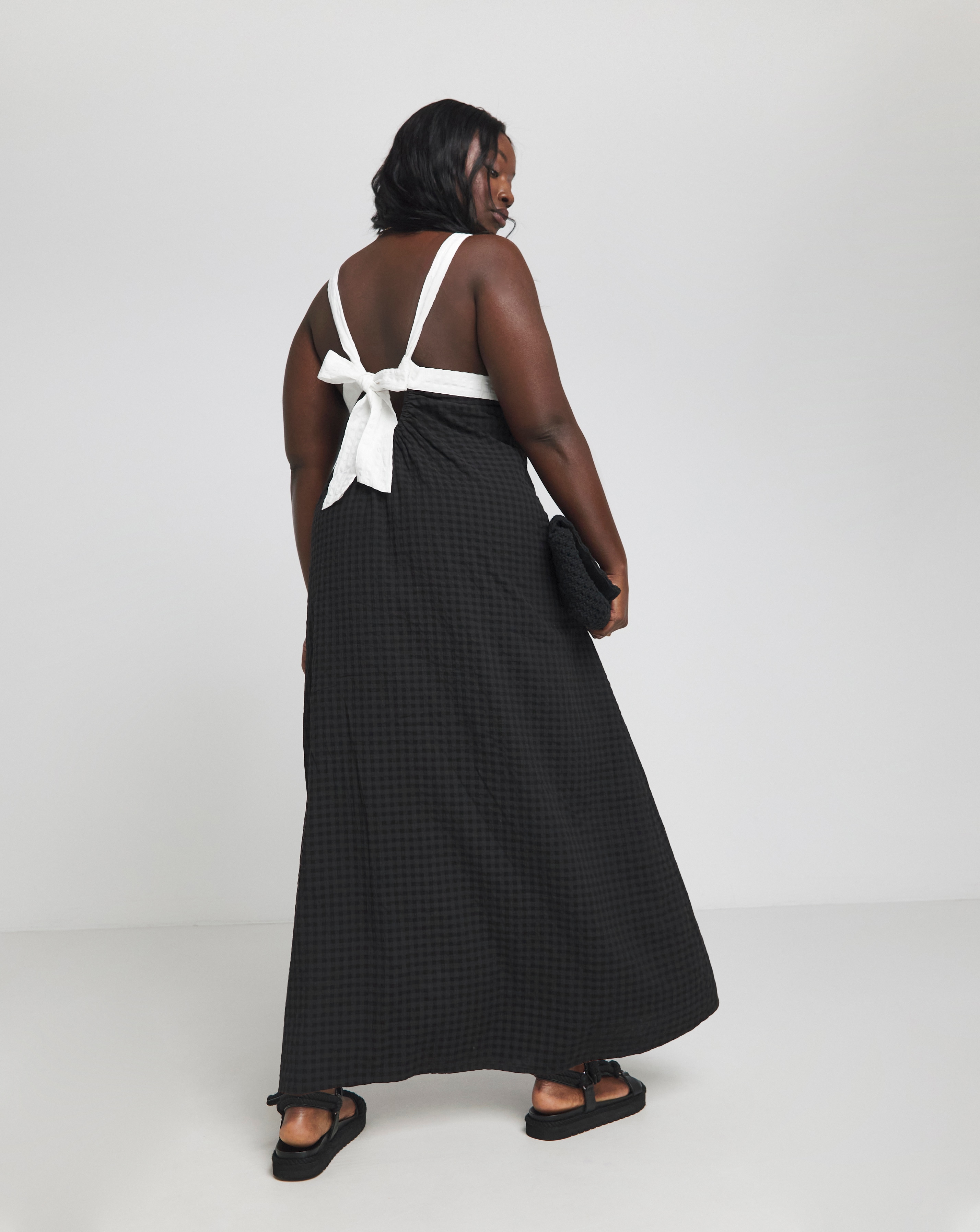 Plus size trapeze maxi dress online