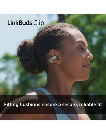 Sony LinkBuds Clip Open-Ear True Wireless Earbuds - Green