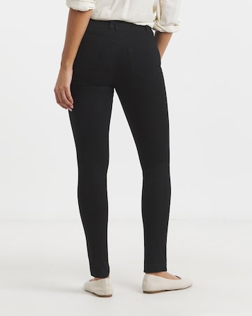 Black Stretch Skinny Pull On Jeggings