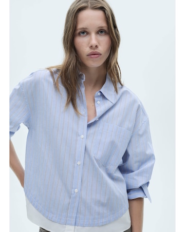 Mango Striped Double Shirt