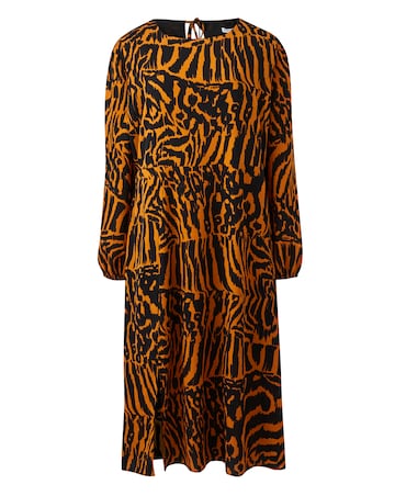 Glamorous Animal Print Midi Dress