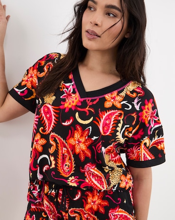 Figleaves Leopard Shortie Pyjama Set