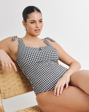 MAGISCULPT Firm Control Contour Me Shoulder Tie Swimsuit