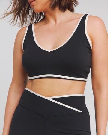 TALA DayFlex Contrast Trim Wrap High Waisted Yoga Pant