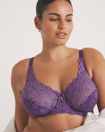 Triumph Amourette Full Cup Wired Bra Purple