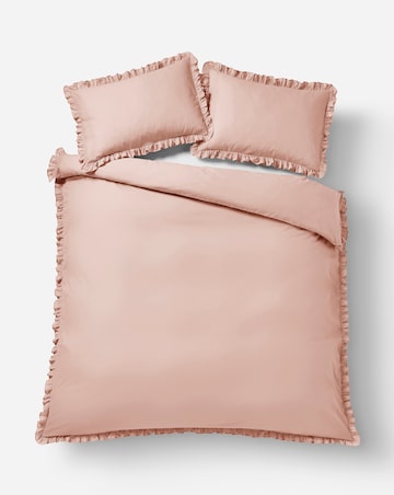 Ruffled Edge Duvet Cover Set