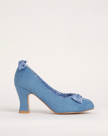 Joe Browns Court Shoes with Bow Detail Wide Fit Simply Be